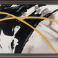 Golden Arch Abstract Canvas, framed