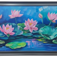Lotus Pond Serenity, framed