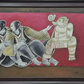 Modern Art X, framed