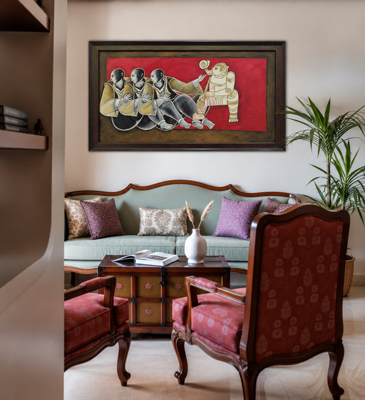 Modern Art X shown in a room setting