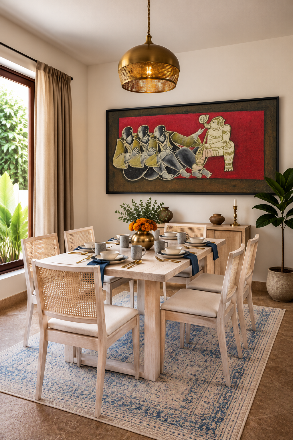 Modern Art X shown in a room setting