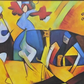 Modern Art XII, brushwork detail