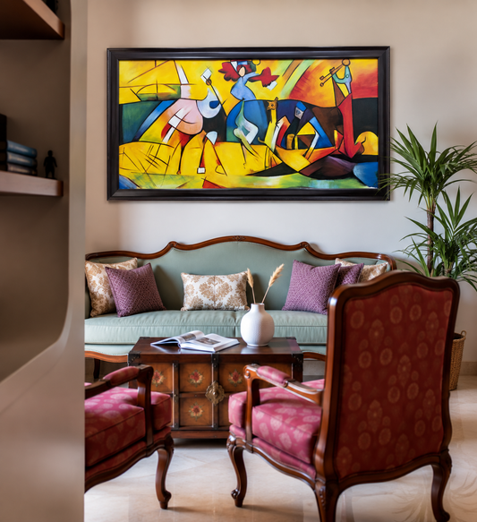 Modern Art XII shown in a room setting
