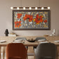 Floral Abstract Canvas Art