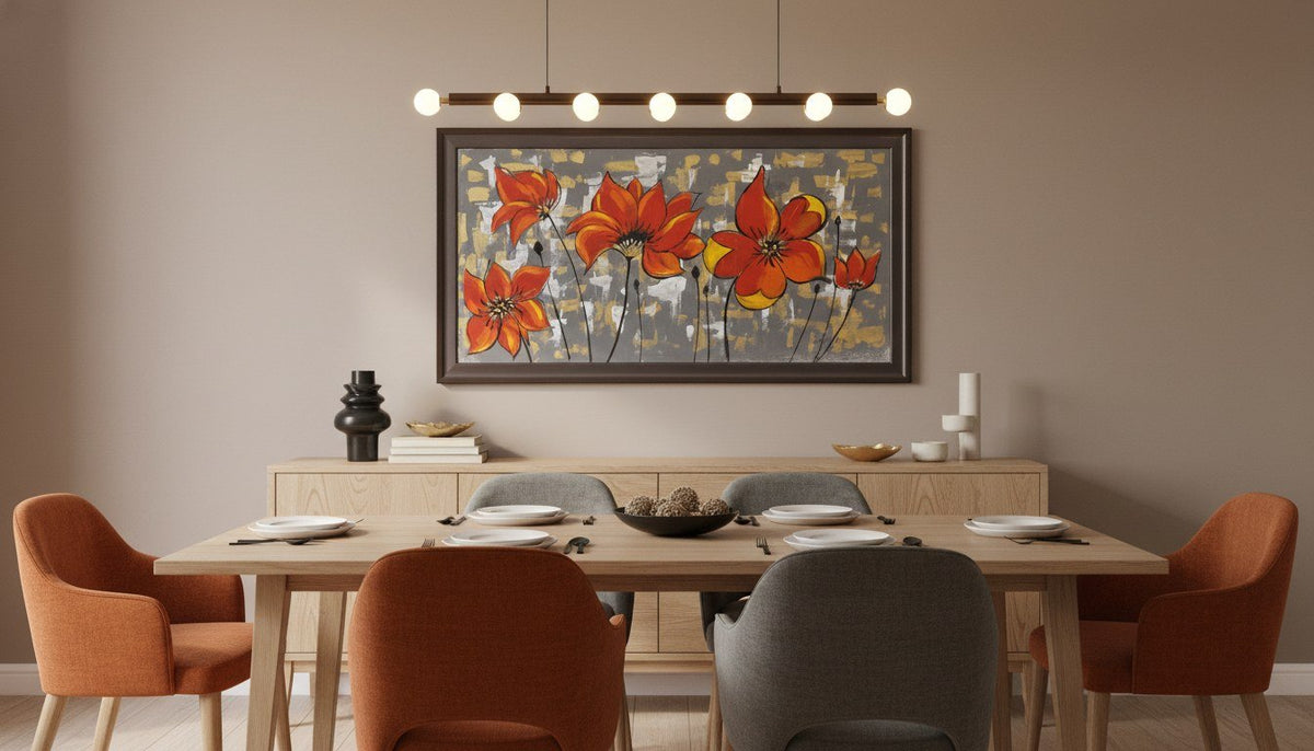 Floral Abstract Canvas Art