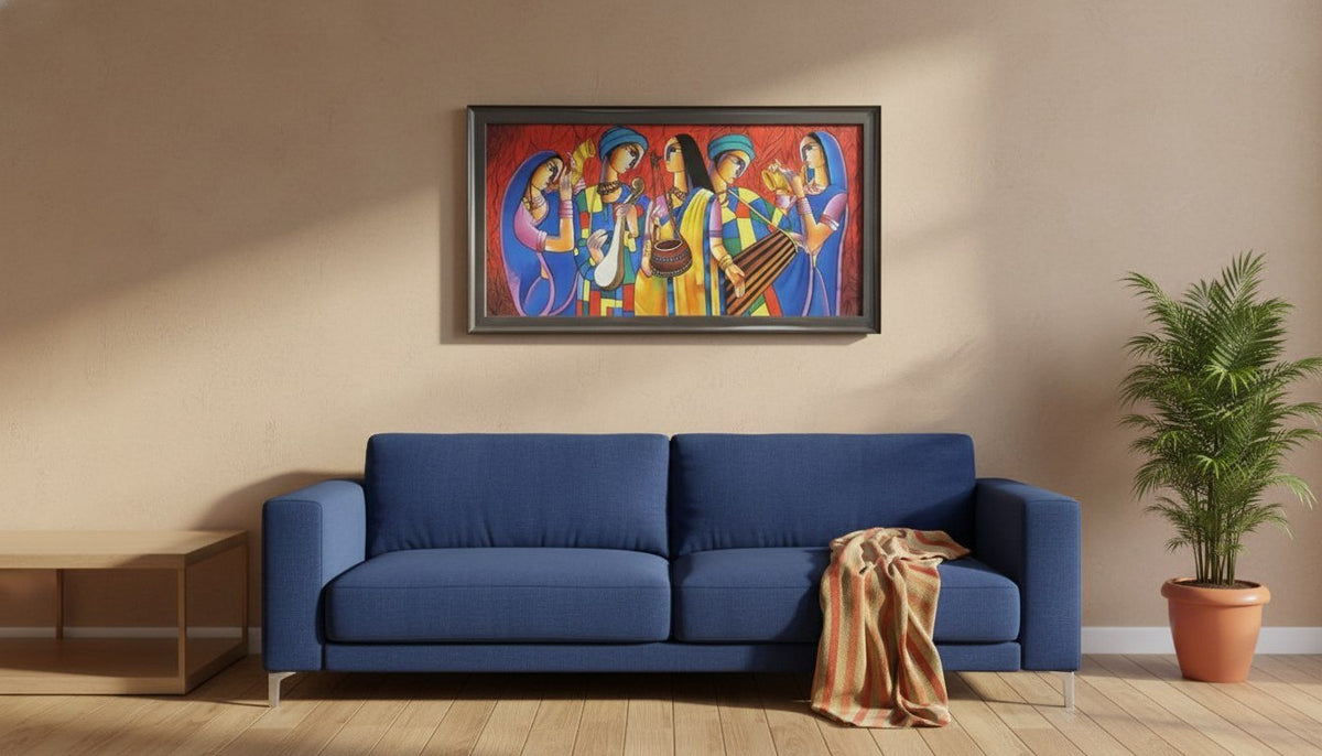 Indian Musicians Wall Art
