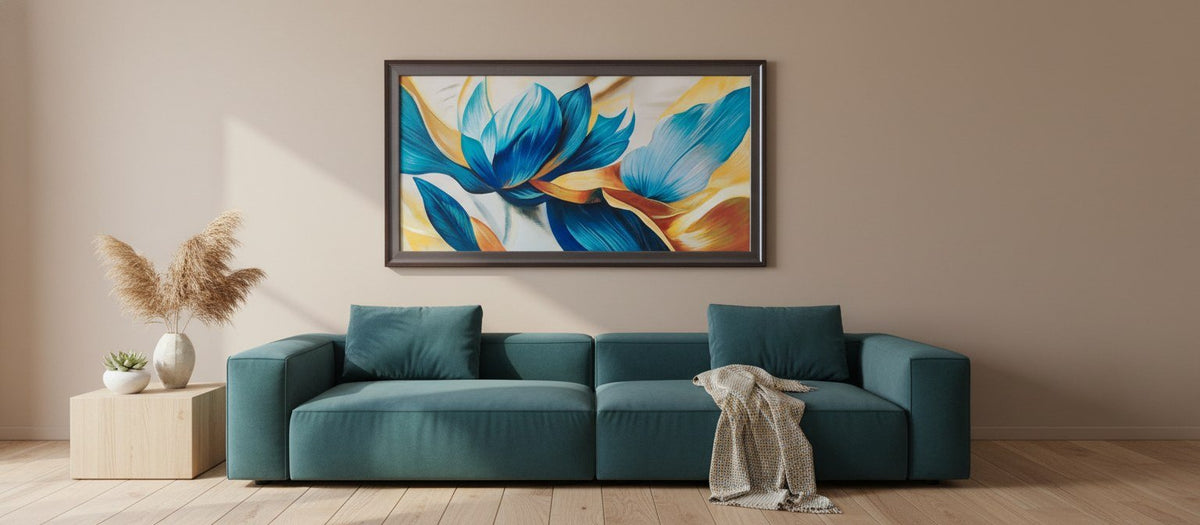 Blue Lotus Flower Artwork