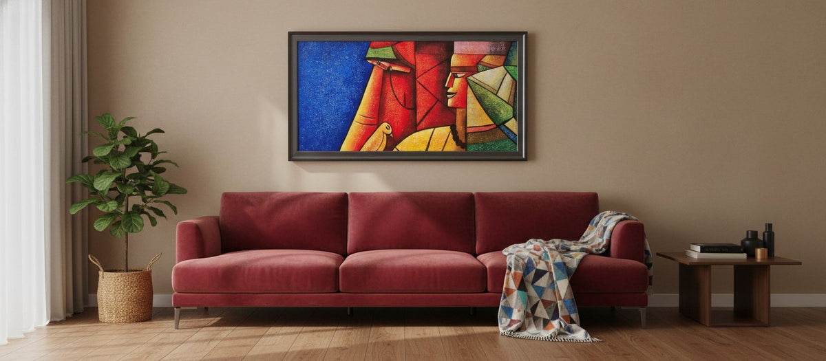 Cubist Figures Wall Decor