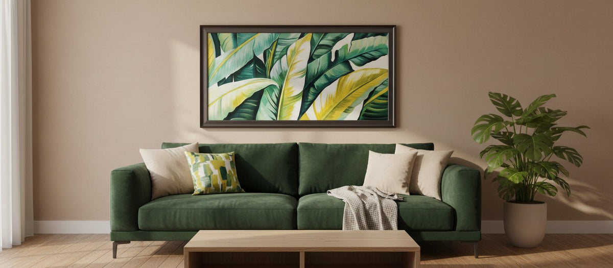 Tropical Leaf Canvas Art