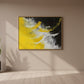 Yellow and Black Abstract