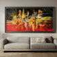 Vibrant Abstract Geometric Canvas