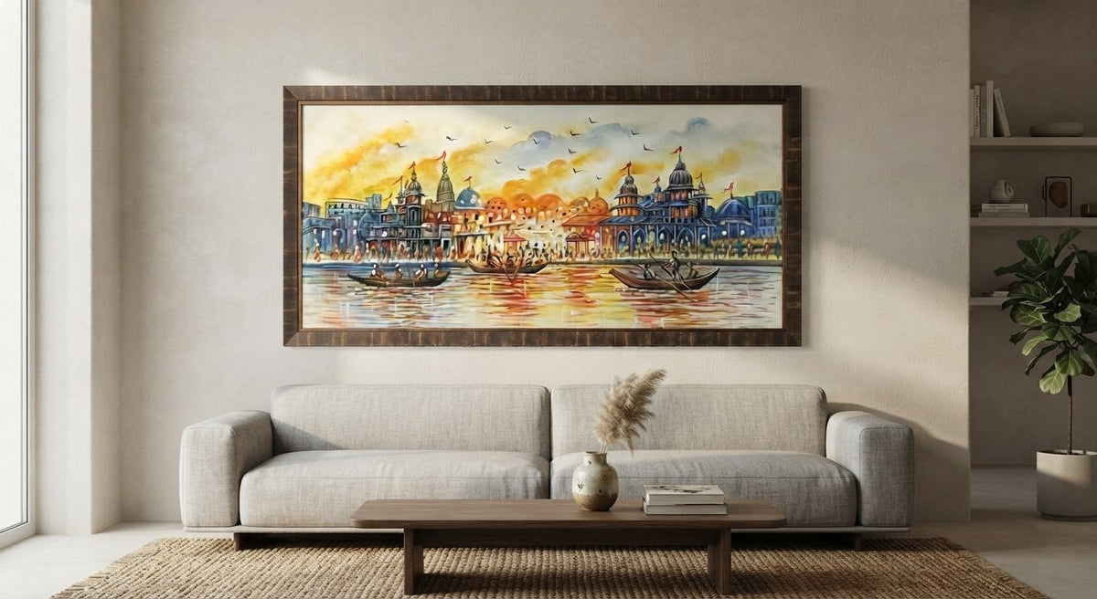 Serene Ganges River Landscape