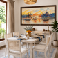 Serene Ganges River Landscape shown in a room setting
