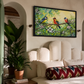 Three Birds Cherry Blossom shown in a room setting