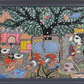 Traditional Indian Village Scene, framed