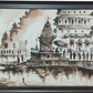 Varanasi Cityscape Watercolor, framed
